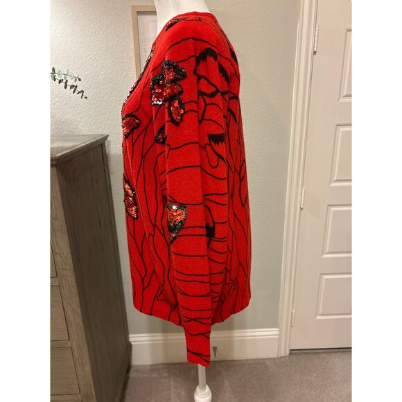 Eminent | Vintage Lambswool Sequins Sweater | Large - Picture 7 of 10